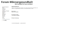 Desktop Screenshot of gesunde-maenner.ch